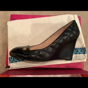 Tory Burch leather wedges - size 8.5